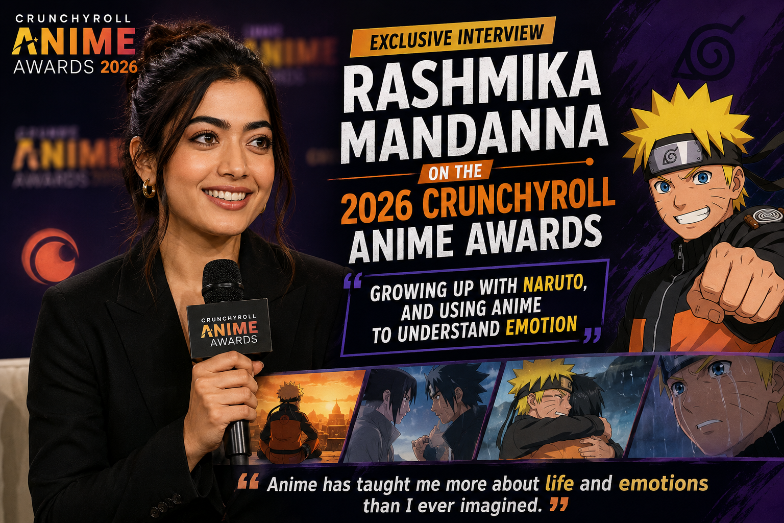 7 Powerful Revelations from Rashmika Mandanna’s 2026 Crunchyroll Anime Awards Interview