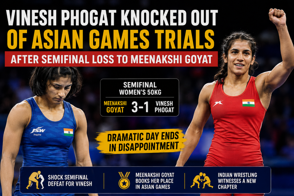 Vinesh Phogat Asian Games Trials
