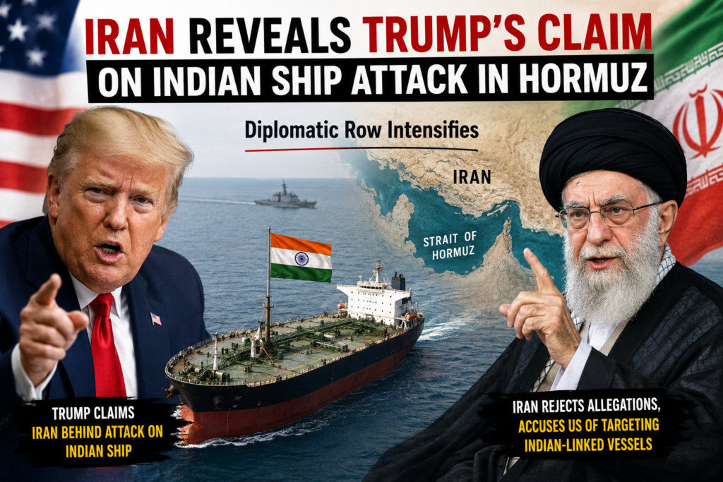 Trump's Claim on Indian Ship Attack in Hormuz
