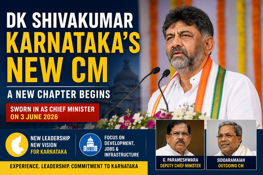 DK Shivakumar Karnataka CM