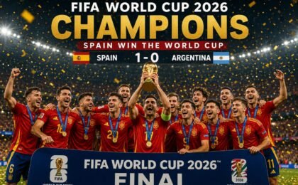 FIFA World Cup 2026 Final: Spain Defeat Argentina 1-0 to Lift Their Second World Cup Trophy