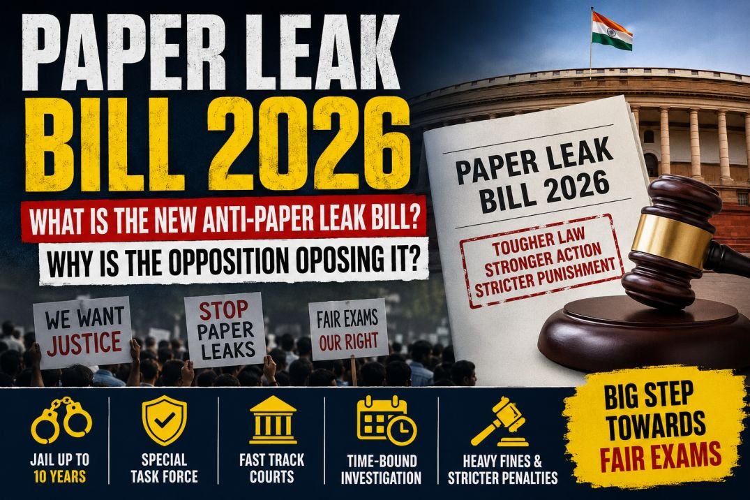 Paper Leak Bill 2026: What Is the New Anti-Paper Leak Bill? Why Is the Opposition Opposing It? Full Details